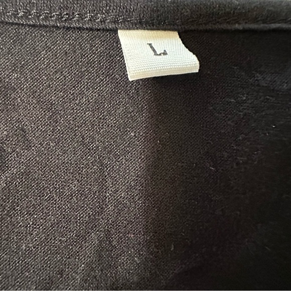 Women's navy blue v-neck babydoll dress size large - Picture 3 of 4